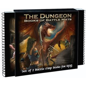 Livre plateau de jeu : The Dungeon Books of Battle Mats