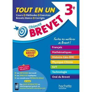 Objectif Brevet 3e. Tout en un, Edition 2019 - Publicité