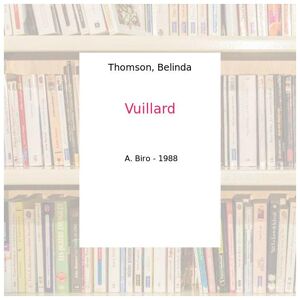 Vuillard - Thomson, Belinda