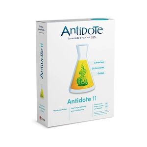 Druide Antidote 11 - Correcteur grammatical et dictionnaires français ou anglais - PC ou Mac - Publicité