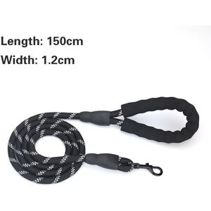 Black Leash-Xxl -Fournitures Pour Animaux De Compagnie Harnais Pour Chien Sans Traction Nylon Réfléchissant Réglable K9 Gilet Husky - Publicité