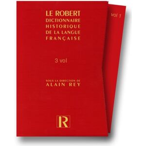 Robert Le Dictionnaire Historique De La Langue Francaise