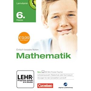 Lernvitamin - Mathematik 6. Klasse (Für Realschule Und Gymnasium)