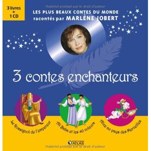 Marlène Jobert 3 Contes Enchanteurs : Le Rossignol De L'Empereur, Ali Baba Et Les 40 Voleurs, Alice Au Pays Des Merveilles (1cd Audio) - Publicité