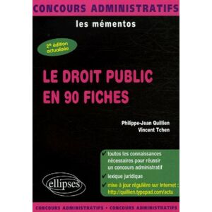 Philippe-Jean Quillien Le Droit Public En 90 Fiches - Publicité