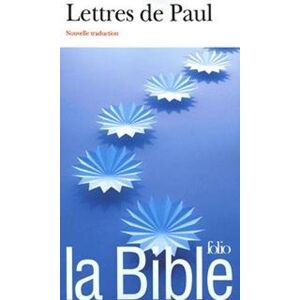 Bible Lettres De Paul (Folio)