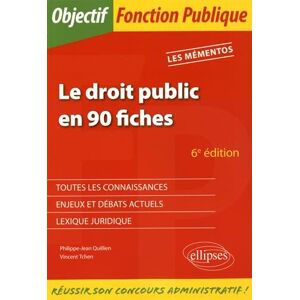 Philippe-Jean Quillien Le Droit Public En 90 Fiches - Publicité