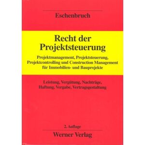Klaus Eschenbruch Recht Der Projektsteuerung