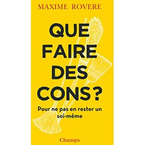 Que Faire Des Cons ?: Pour Ne Pas En Rester Un Soi-Même (Philosophie) - Publicité