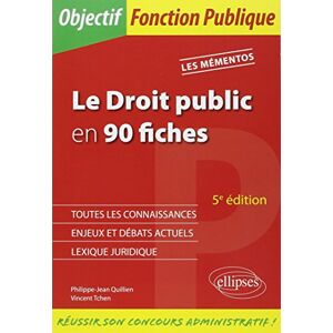 Vincent Tchen Le Droit Public En 90 Fiches - Publicité