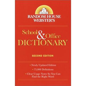 Webster'S School & Office Dictionary: Second Edition