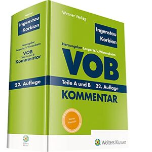 Heinz Ingenstau Vob Teile A Und B: Kommentar