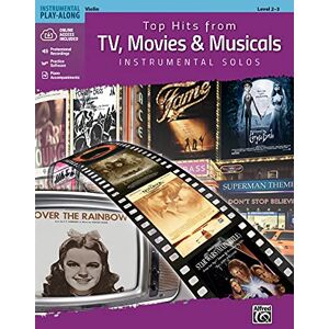 Hits From Tv, Movies & Musicals Instrumental Solos - Violin (Incl. Cd): Violin, Book & Online Audio/software/pdf ( Hits Instrumental Solos)