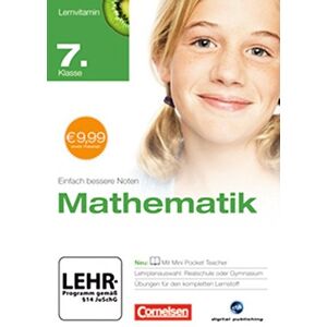 Lernvitamin - Mathematik 7. Klasse (Für Realschule Und Gymnasium)