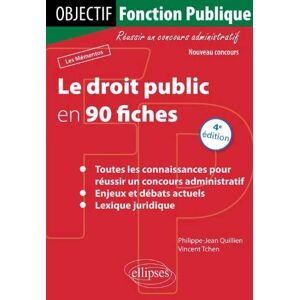 Philippe-Jean Quillien Le Droit Public En 90 Fiches - Publicité