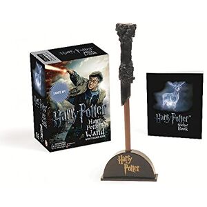 Harry Potter Wizard’s Wand With Sticker Book: Lights Up! (Miniature Editions)