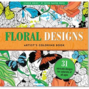 Floral Designs Artist'S Coloring Book (Studio)