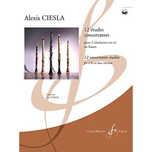 Alexis Ciesla 12 Etudes Concertantes