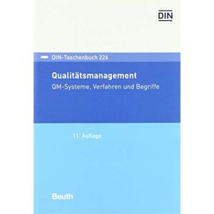 DIN e.V. Qualitätsmanagement: Qm-Systeme, Verfahren Und Begriffe (Din-Taschenbuch)