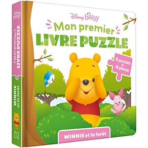 - Mon Premier Livre Puzzle - 4 Pièces - Winnie Et La Forêt: 5 Puzzles De 4 Pièces