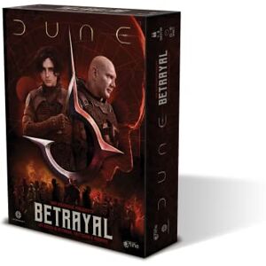 Asmodee Dune: Betrayal Jeu de Table de Stratégie et Bluff, 2-4 Joueurs, 14+ Années, Edition en Italien - Publicité