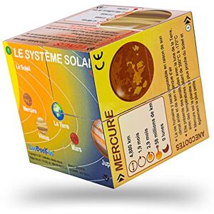 ZooBooKoo Cubebook Planètes, Système Solaire et Stats (Fr) Cube à Déplier Livre pour Enfant   Jouet Éducatif   Jeu pour Enfant   Jouet Traditionnel   Livre de Science pour Enfants - Publicité