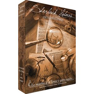 Asmodee Space Cowboys   Sherlock Holmes Détective conseil : Les meurtres de la Tamise & autres enquêtes   Jeu de société   À partir de 12 ans - Publicité