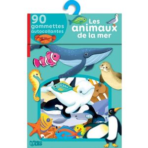 Lito diffusion Boîte de 80 gommettes sur le thème des animaux de la mer. A partir de 3 ans - Lot de 3