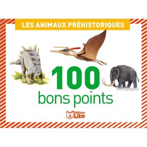 Lito diffusion Boîte de 100 bons points animaux préhistorique - Lot de 3