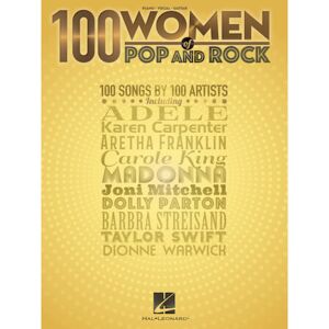 Hal Leonard 100 Women of Pop and Rock pour piano, chant et guitare - Publicité