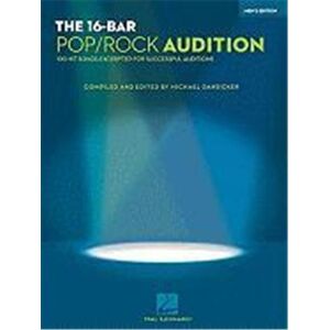 The 16-Bar Pop/Rock Audition: 100 Hit Songs Excerpted for Successful Auditions Men's Edition Voice and Piano - Publicité