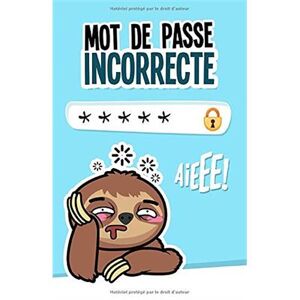 aucun Carnet de mots de passe internet à remplir avec répertoire alphabétique - 110 pages Format 13 x 20 cm - Publicité