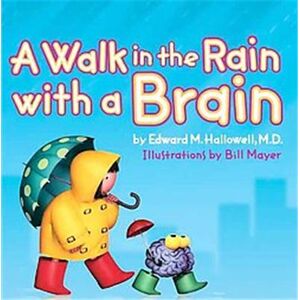 Regan Books A Walk in the Rain With a Brain - Publicité