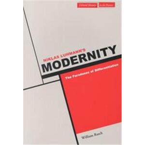 Stanford Univ Pr Niklas Luhmann's Modernity, Cultural Memory in the Present Series - Publicité