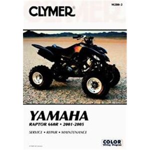 Penton Media Clymer Yamaha Raptor 660r 2001-2005, Clymer Motorcycle Repair, Vendor Id M280-2 - Publicité