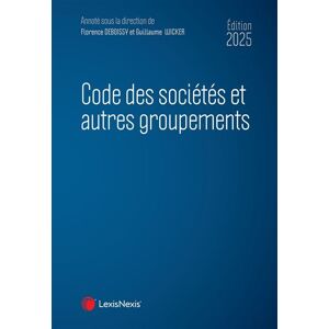 LexisNexis Code des sociétés et autres groupements 2025 - Publicité