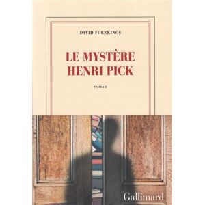 Gallimard Le mystère Henri Pick - Publicité