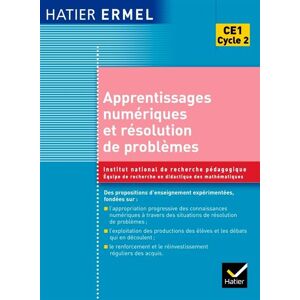 Hatier Ermel - Apprentissages numériques et résolution de problèmes CE1 - Publicité