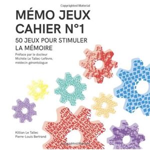 NLFBP Editions MÉMO JEUX - Cahier N°1 50 jeux pour stimuler la mémoire - Publicité