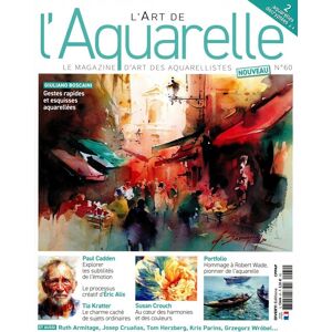 Info-Presse L'Art de l'Aquarelles - Abonnement 12 mois + 2 Hors série
