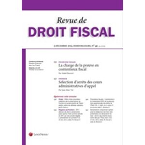 Info-Presse Revue de Droit Fiscal - Abonnement 12 mois