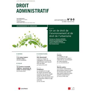 Info-Presse Droit Administratif - Abonnement 12 mois