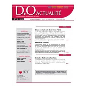 Info-Presse Revue D.O Actualité - Abonnement 12 mois