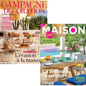 Info-Presse Le Journal de la Maison + Campagne Decoration - Abonnement 12 mois