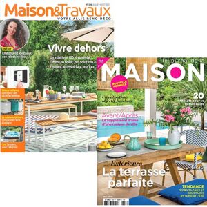 Le Journal de la Maison + Maison & Travaux - Abonnement 12 mois