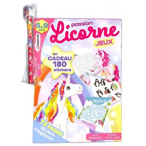 Info-Presse Passion Licorne Jeux - Abonnement 12 mois