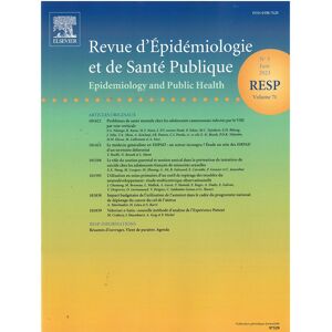 Info-Presse Revue d'Epidémiologie et de Santé Publique - Abonnement 24 mois