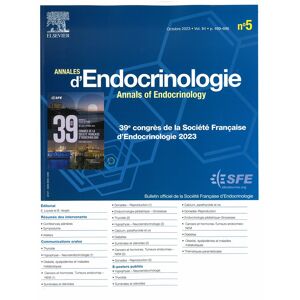 Info-Presse Annales d'Endocrinologie - Abonnement 24 mois