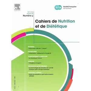 Info-Presse Cahiers de Nutrition et de Diététique - Abonnement 12 mois