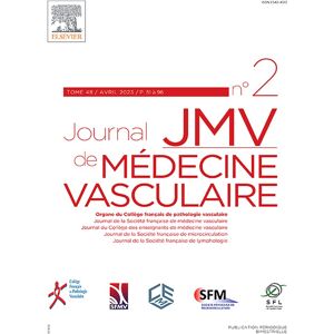 Info-Presse JMV Journal de Medecine Vasculaire - Abonnement 24 mois